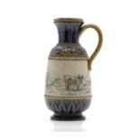 A Doulton Lambeth stoneware ewer