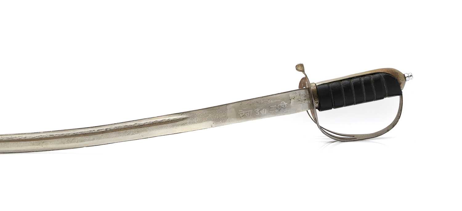 A British Royal Navy Officers sword, - Image 5 of 6