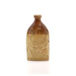 A rare Doulton & Watts stoneware flask,