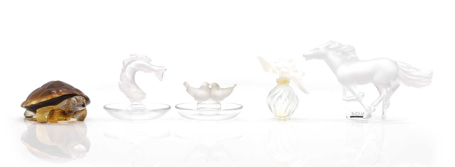 A collection of Lalique glass items - Image 2 of 3