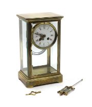 A mercurial pendulum mantel clock