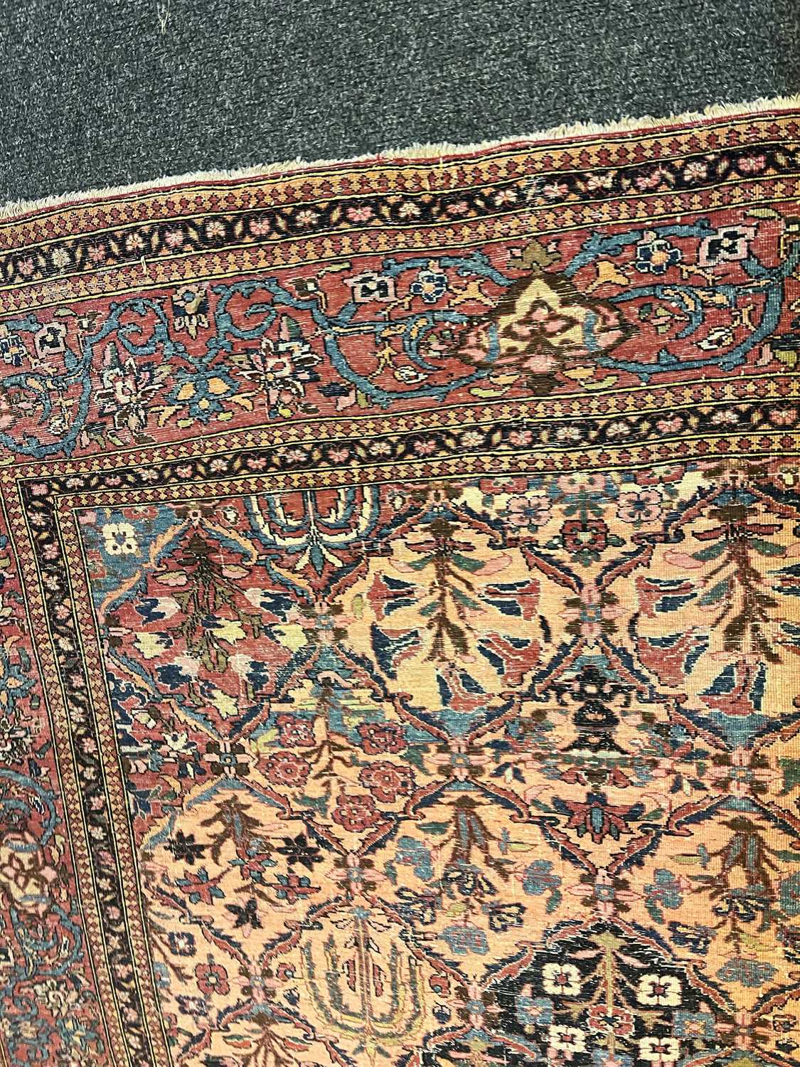 A Kashan wool rug - Image 12 of 59