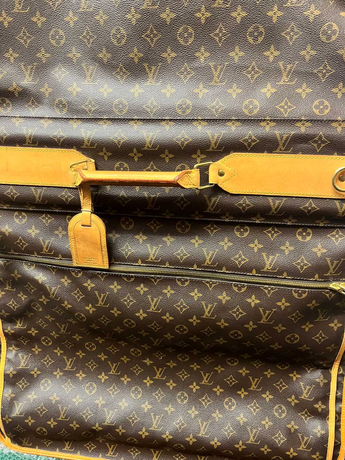 A Louis Vuitton monogrammed canvas suit bag, - Image 9 of 25
