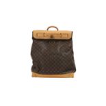 A Louis Vuitton monogrammed canvas large steamer bag,