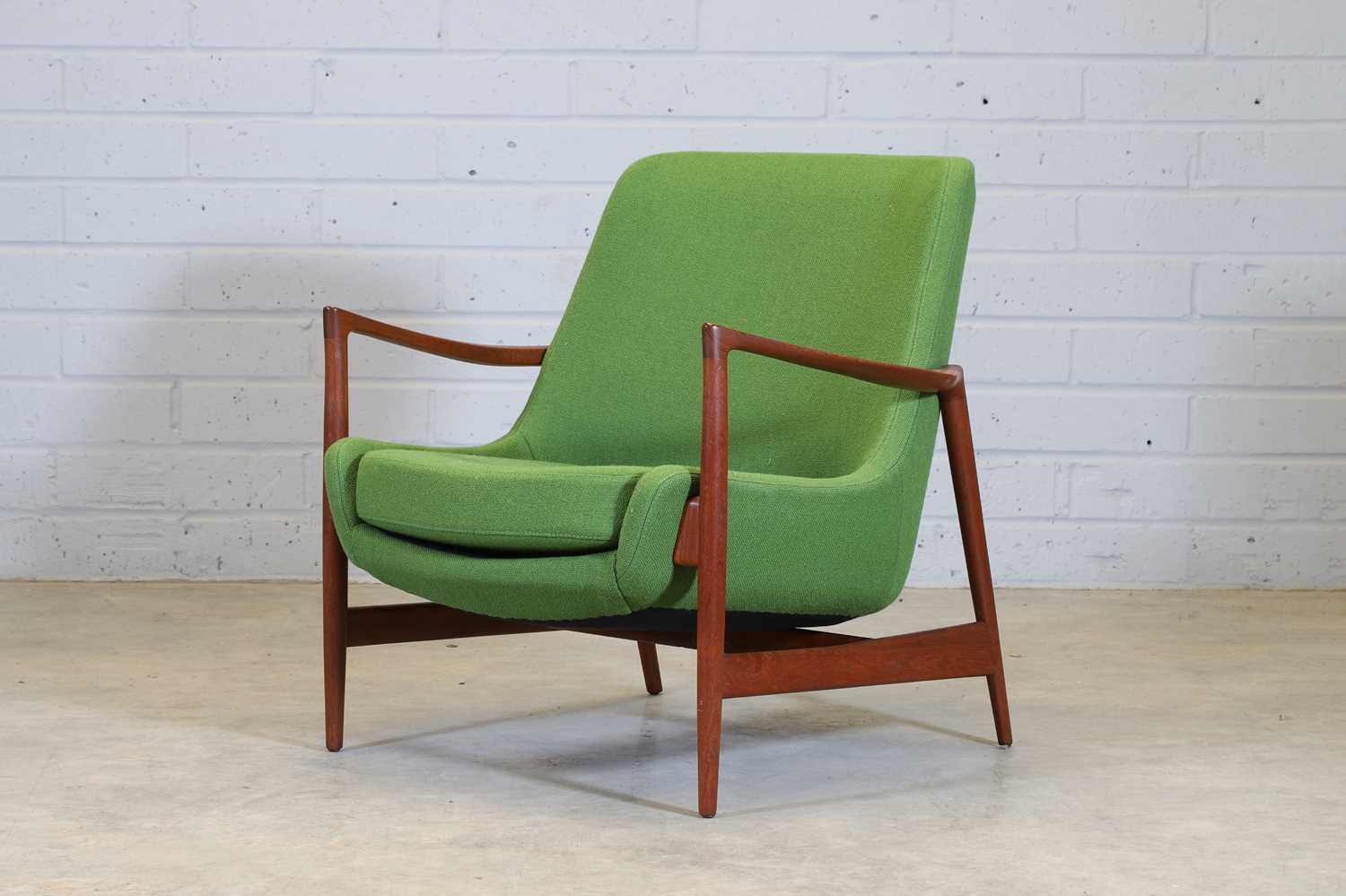 A Danish 'Model 4346' teak armchair,