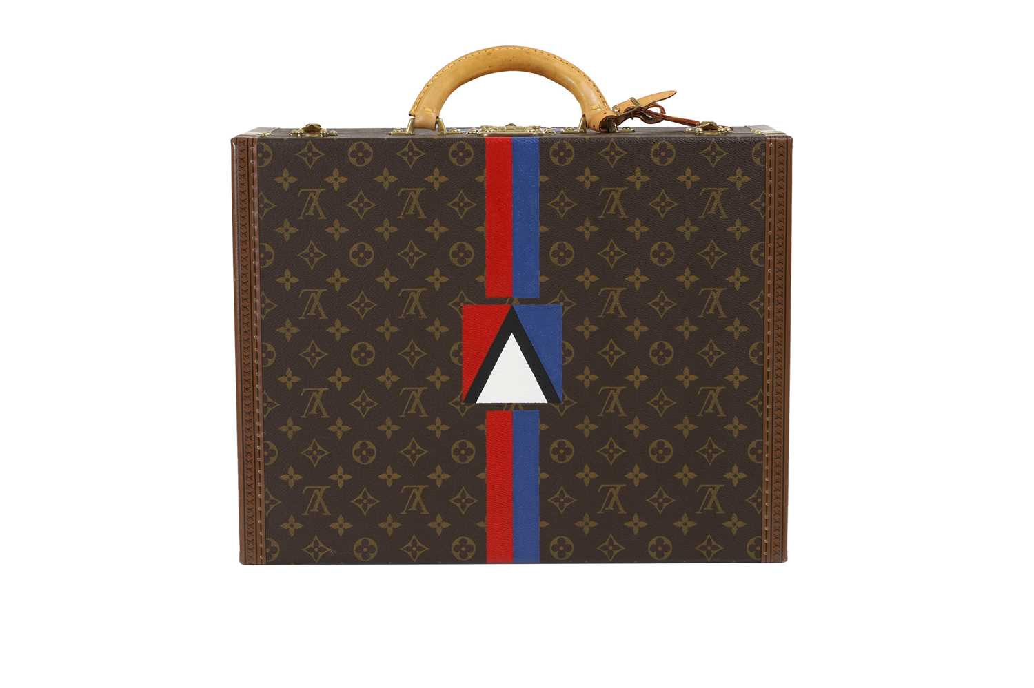 A Louis Vuitton monogrammed canvas 'Super President' special order briefcase,