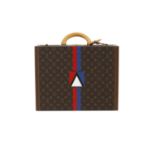 A Louis Vuitton monogrammed canvas 'Super President' special order briefcase,