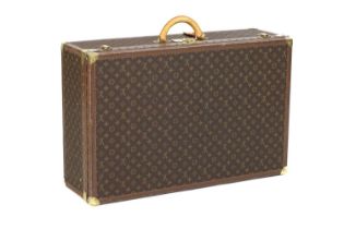 A Louis Vuitton monogrammed canvas 'Alzer 80' suitcase,