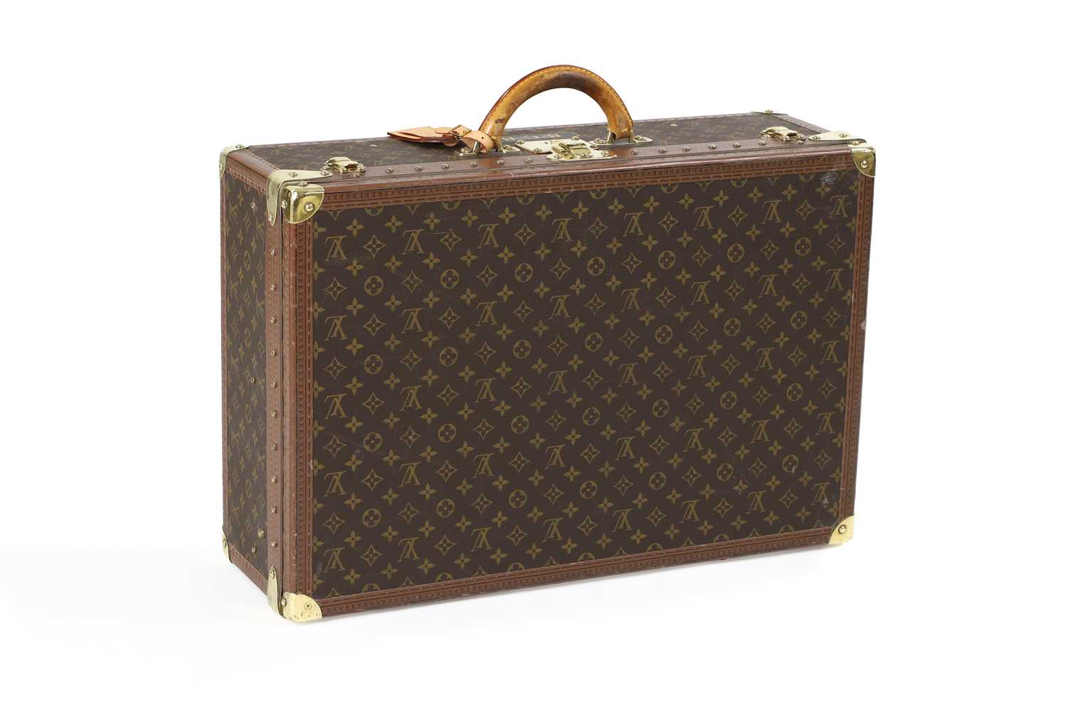 A Louis Vuitton monogrammed canvas 'Alzer 65' suitcase,