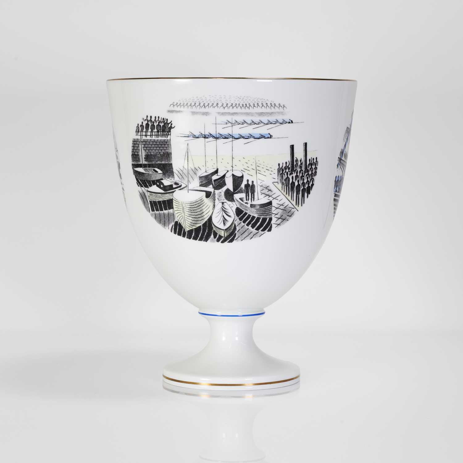 A Wedgwood 'Boat Race' vase, - Image 3 of 8