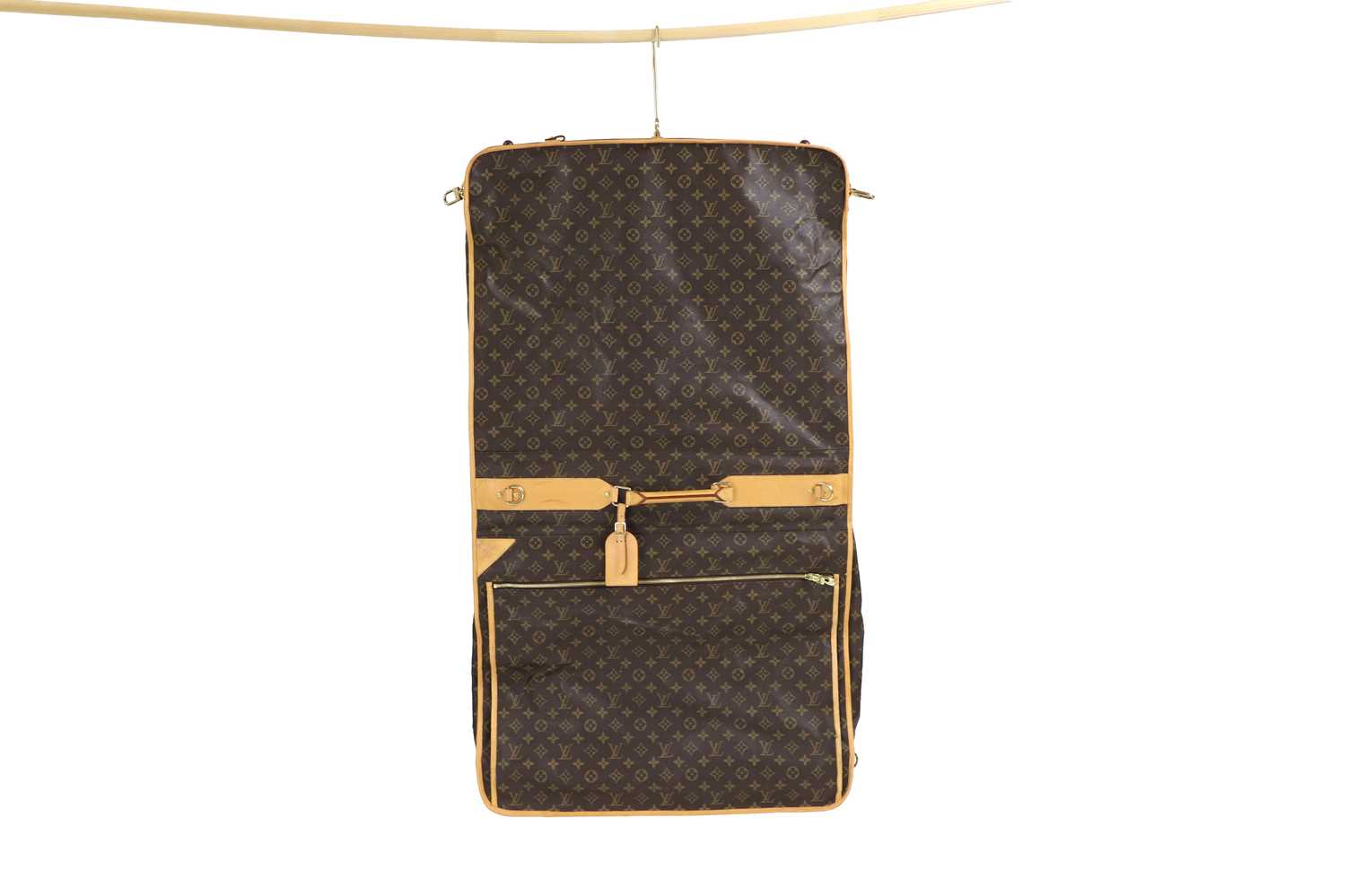 A Louis Vuitton monogrammed canvas suit bag, - Image 3 of 26