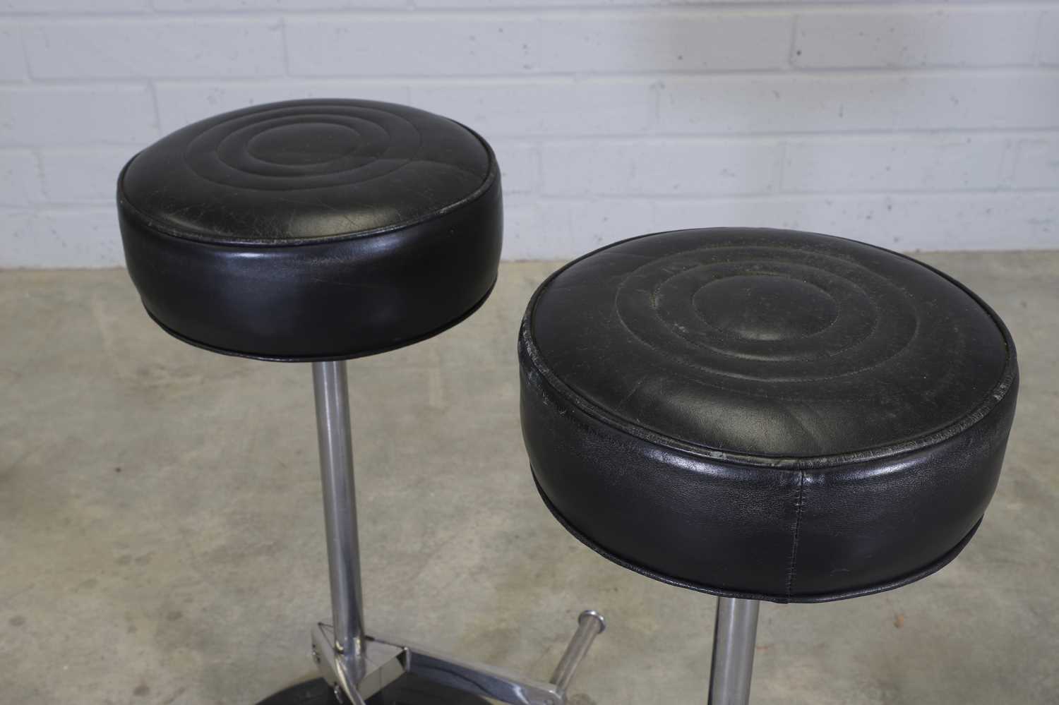 A pair of 'No 1' bar stools, - Image 4 of 4