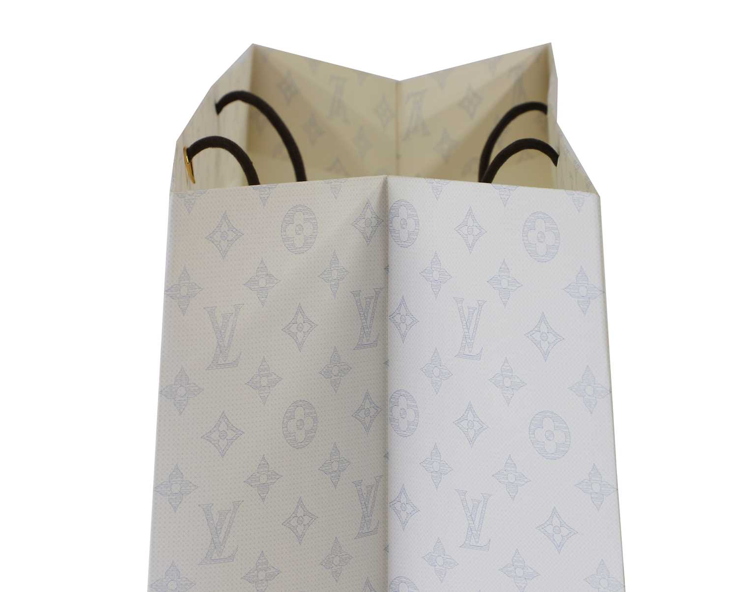Four Louis Vuitton 160th Anniversary monogrammed paper commemorative shopping bags, - Image 4 of 7