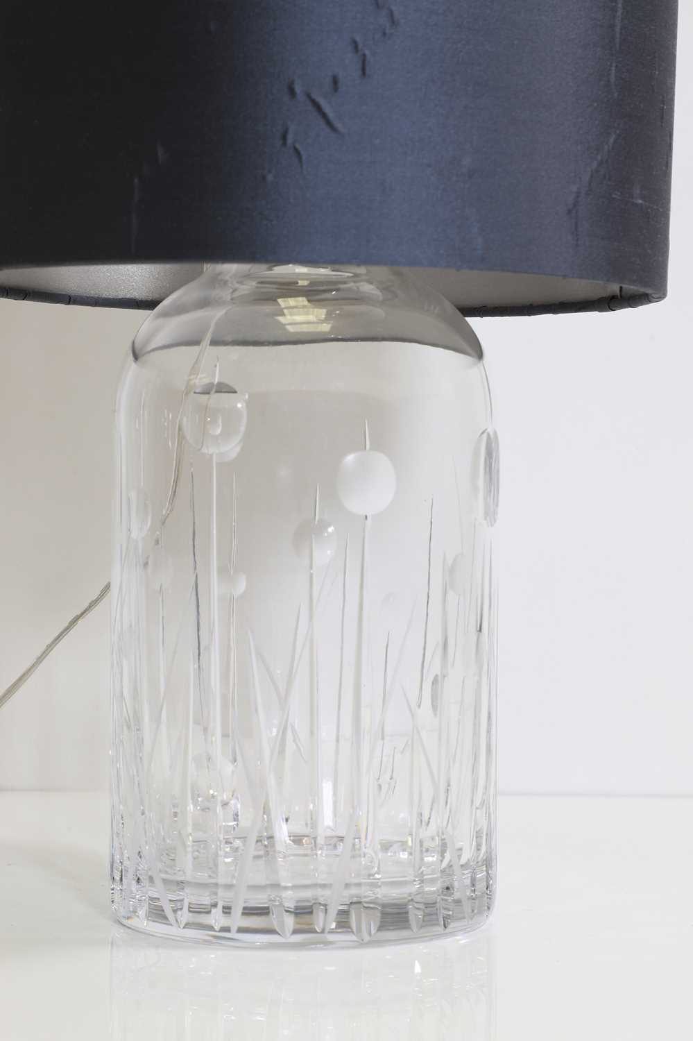 A 'Fen' crystal glass table lamp, - Image 2 of 3