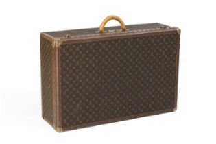 A Louis Vuitton monogrammed English 'Alzer' suitcase,