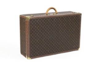 A Louis Vuitton monogrammed canvas 'Alzer 80' suitcase,