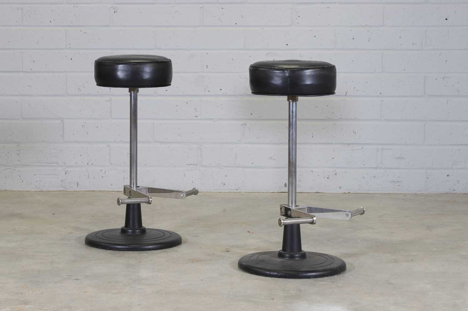 A pair of 'No 1' bar stools, - Image 2 of 4