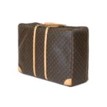 A Louis Vuitton monogrammed canvas 'Sirius 70' soft-sided suitcase,