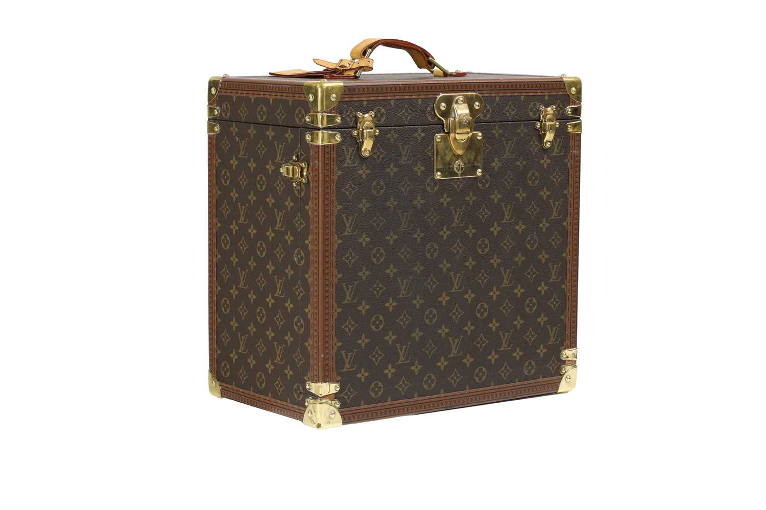 A Louis Vuitton monogrammed canvas watch trunk, - Bild 3 aus 12