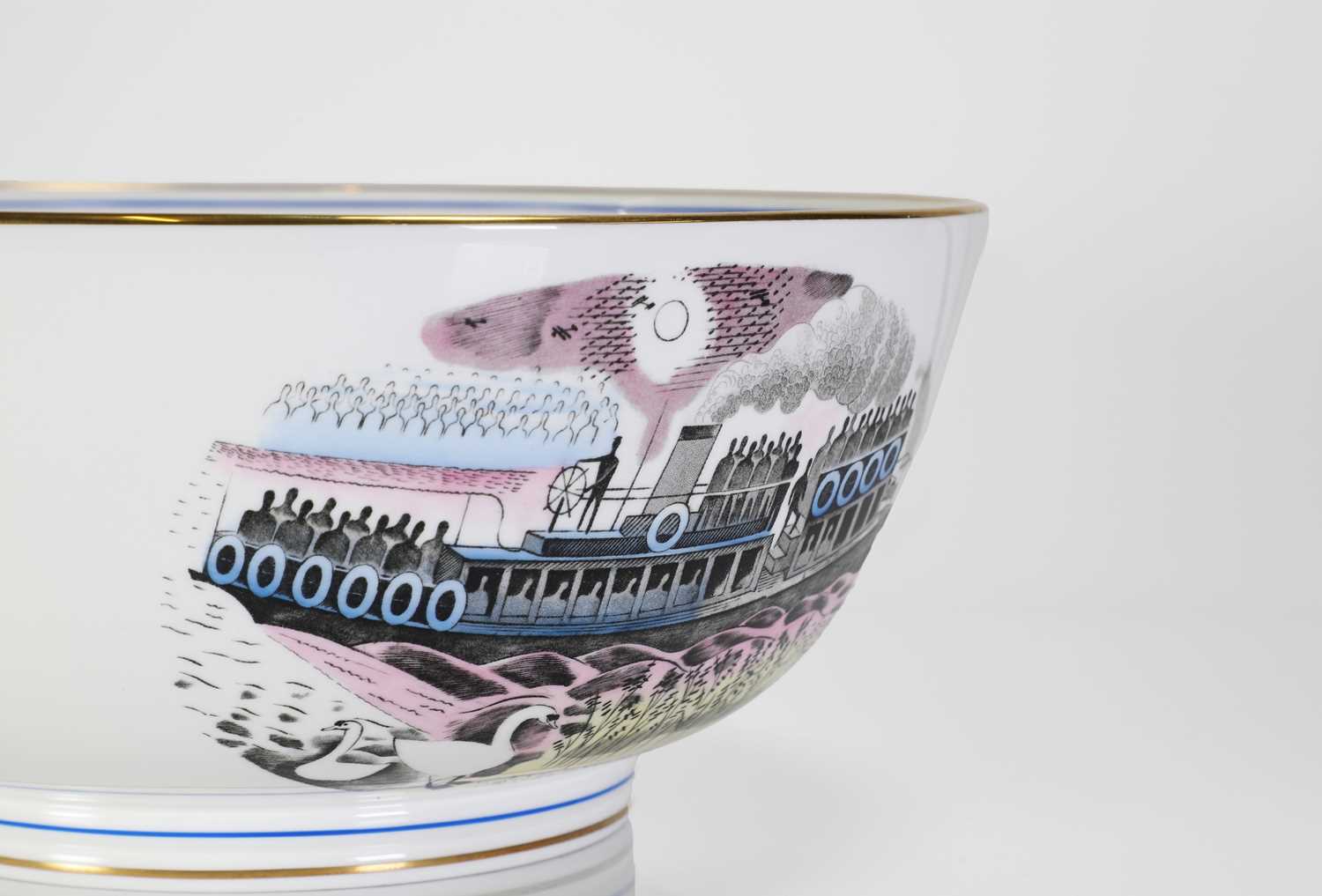 A Wedgwood 'Boat Race' bowl, - Image 8 of 9