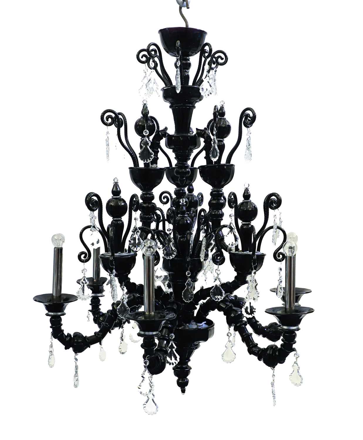 A Barovier & Toso 'Taif' glass chandelier,