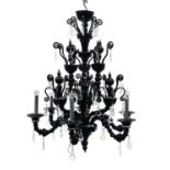 A Barovier & Toso 'Taif' glass chandelier,