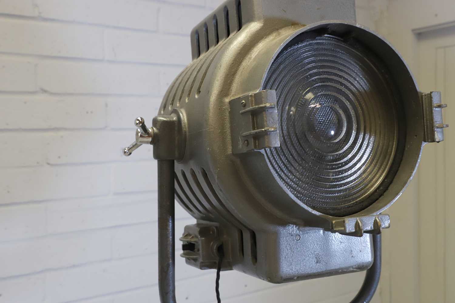 A pair of aluminium studio spotlights, - Image 3 of 5