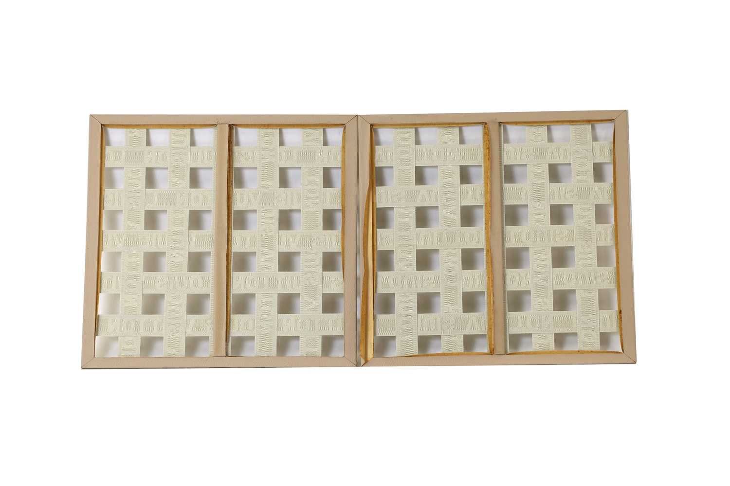 Two lattice dividers for a Louis Vuitton malle à chapeau square hatbox, - Image 3 of 3