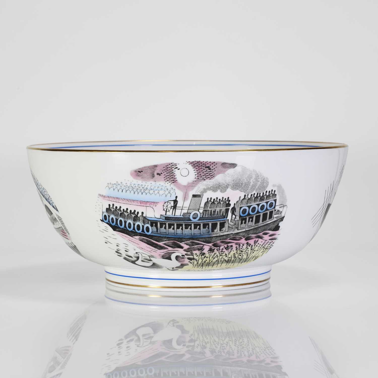 A Wedgwood 'Boat Race' bowl, - Image 2 of 9