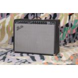 A 1992 Fender Twin Reverb guitar amplifier,