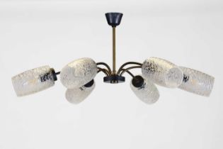 A French modernist chandelier,