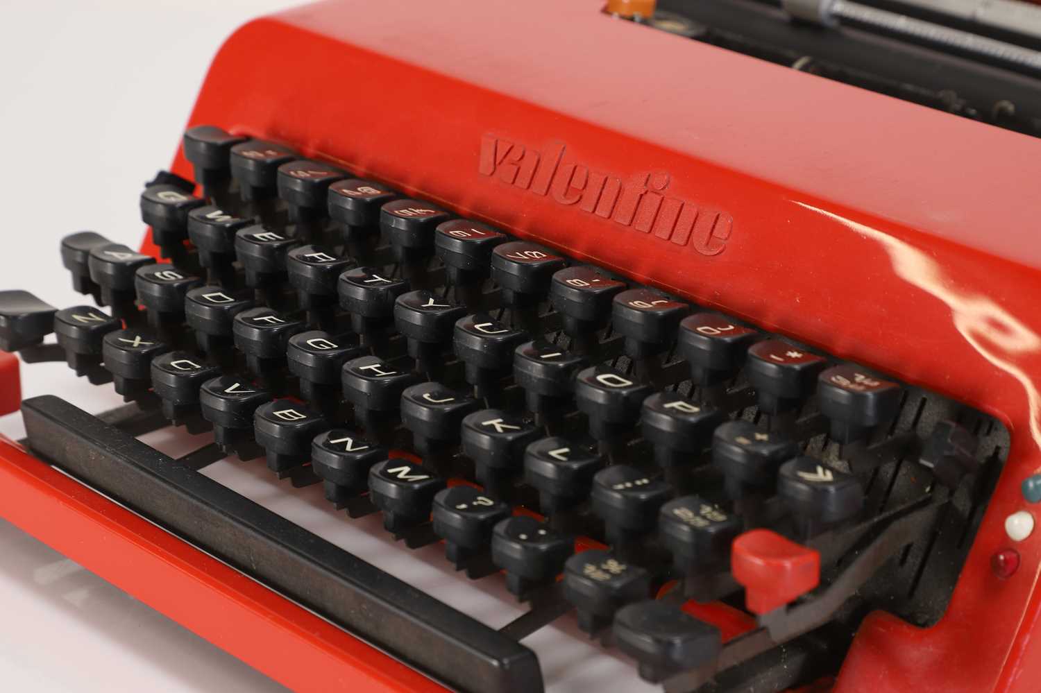 An Olivetti 'Valentine' typewriter, - Image 3 of 6