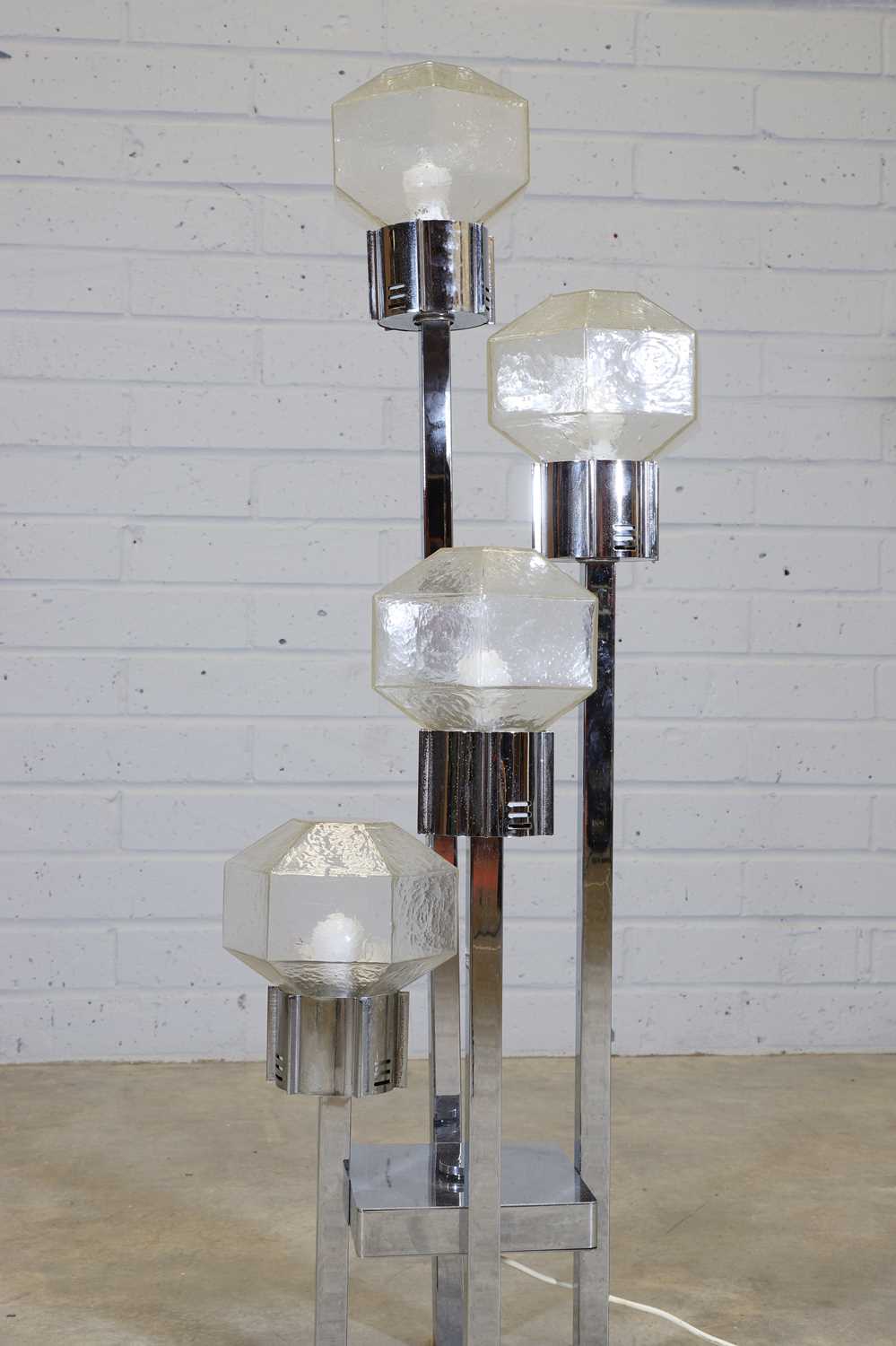 An Italian brutalist floor lamp, - Image 3 of 5