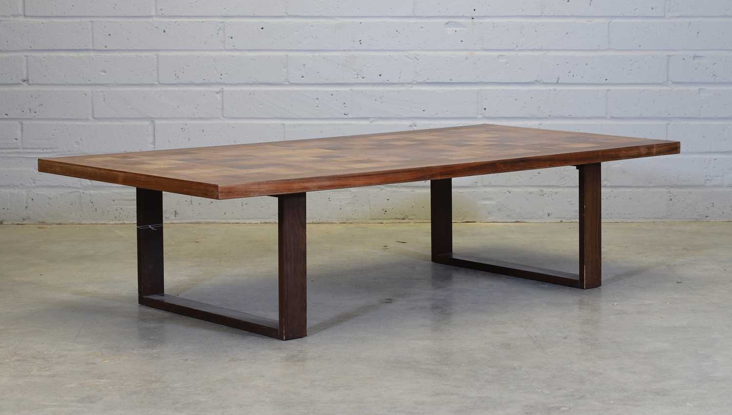 § A Danish rosewood coffee table,