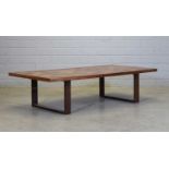 § A Danish rosewood coffee table,