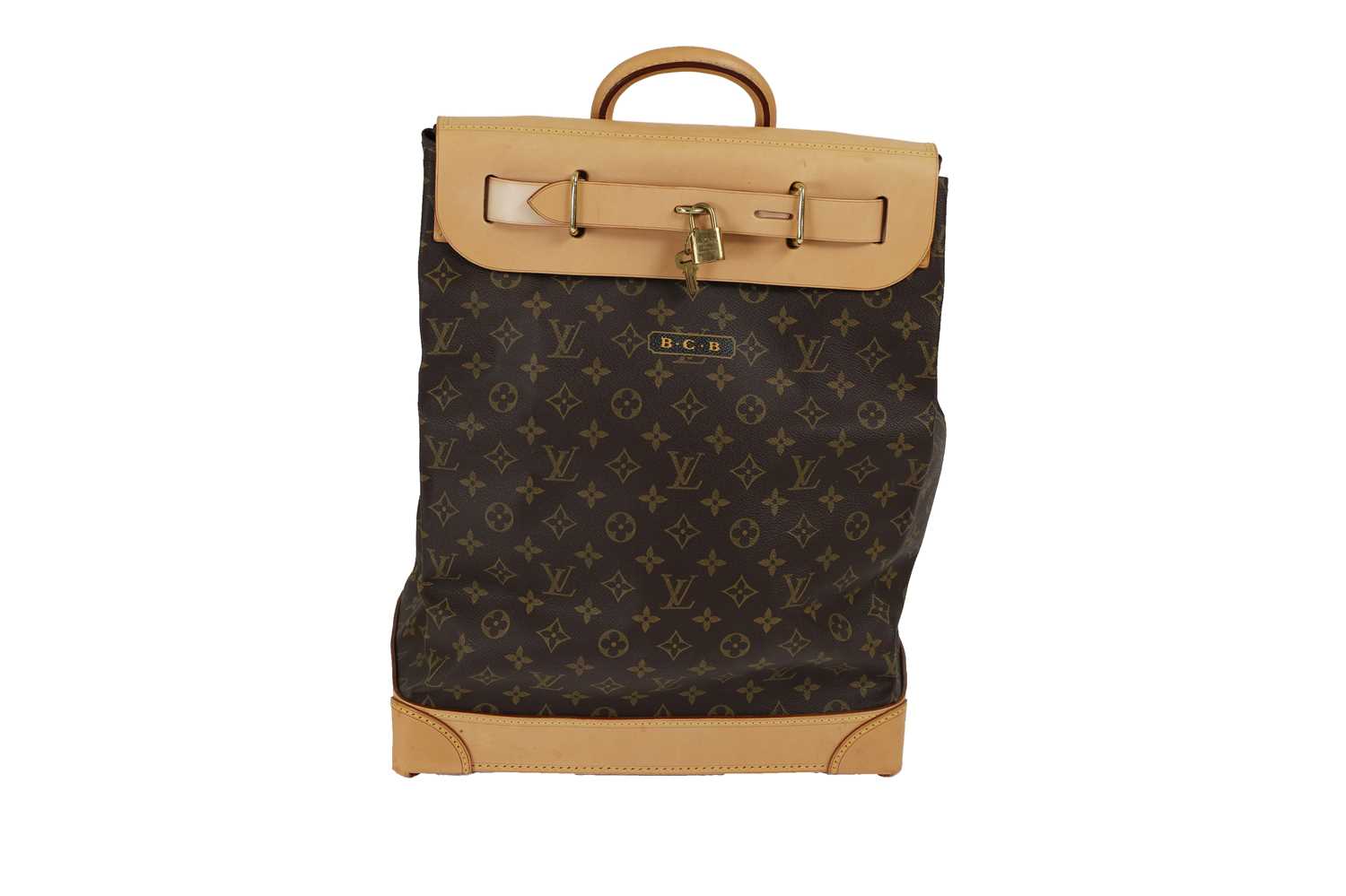 A Louis Vuitton monogrammed canvas small steamer bag,