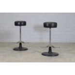 A pair of 'No 1' bar stools,