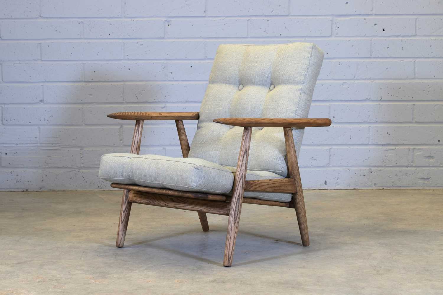 A Danish oak 'GE 240 Cigar' armchair,