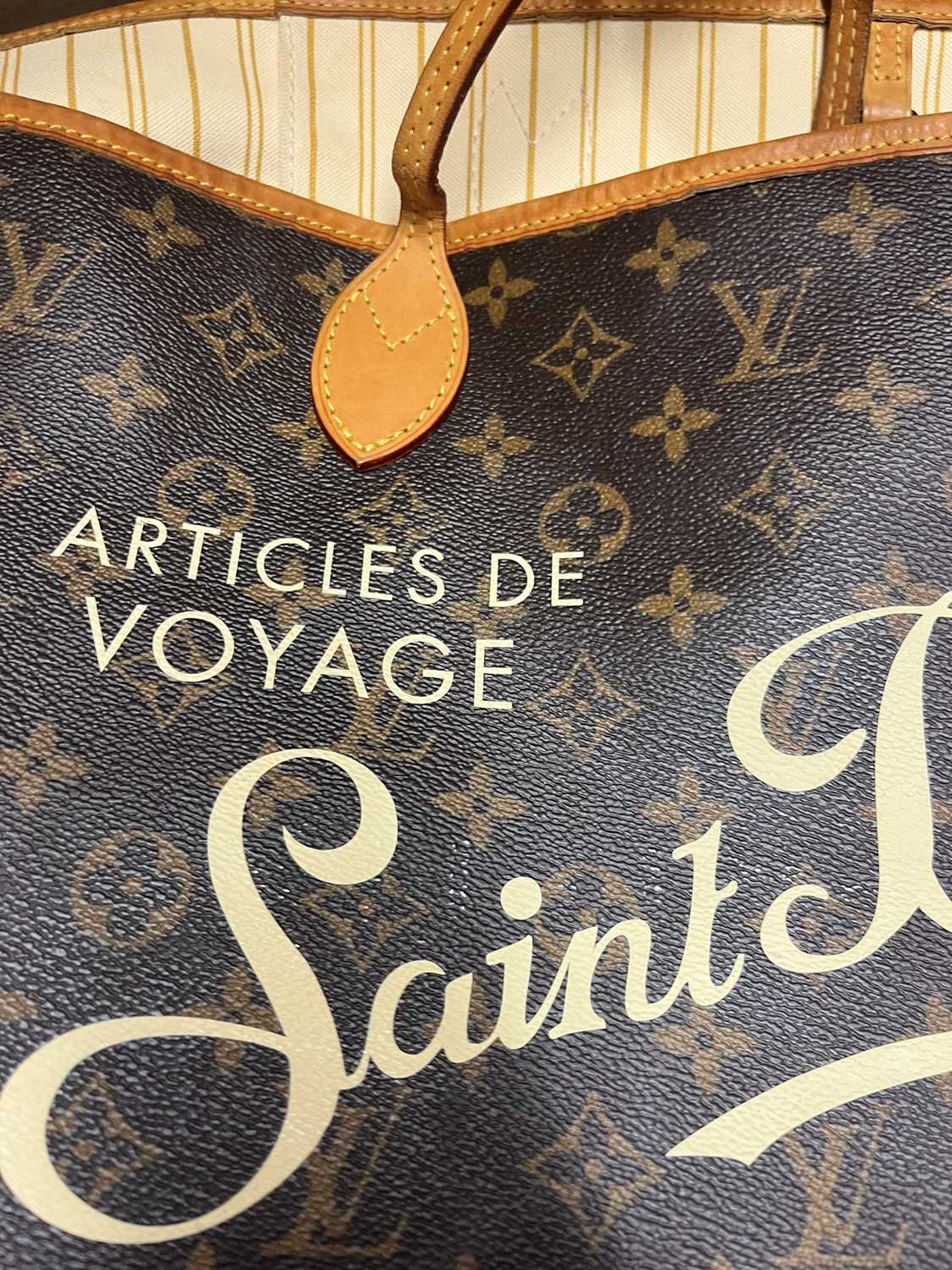 A Louis Vuitton monogrammed canvas Cabas Neverfull 'Saint Barth' tote bag, - Image 7 of 19