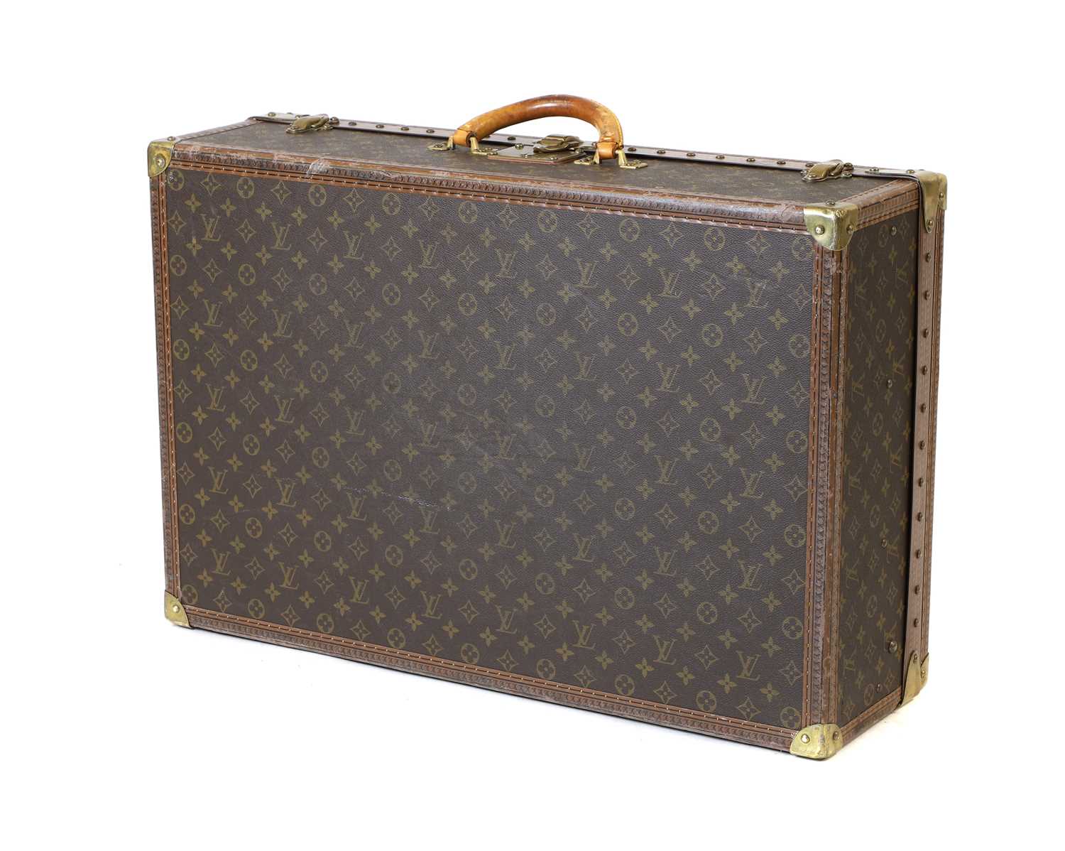 A Louis Vuitton monogrammed canvas 'Alzer 70' suitcase,