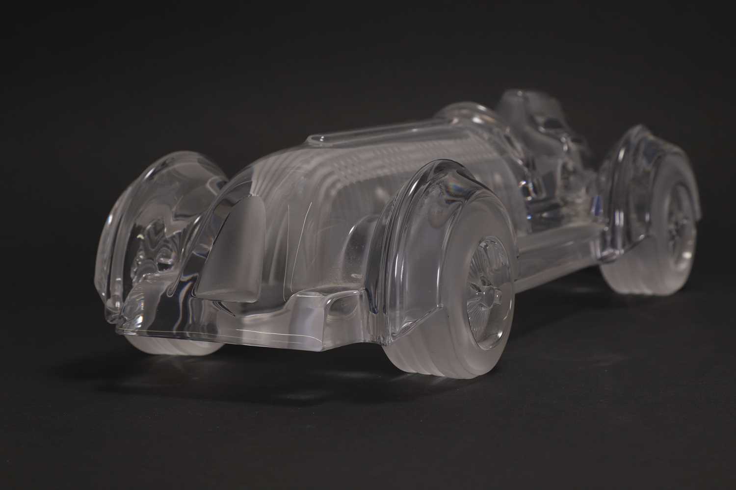 A Daum 'Le Mans' crystal glass motor car, - Image 6 of 9