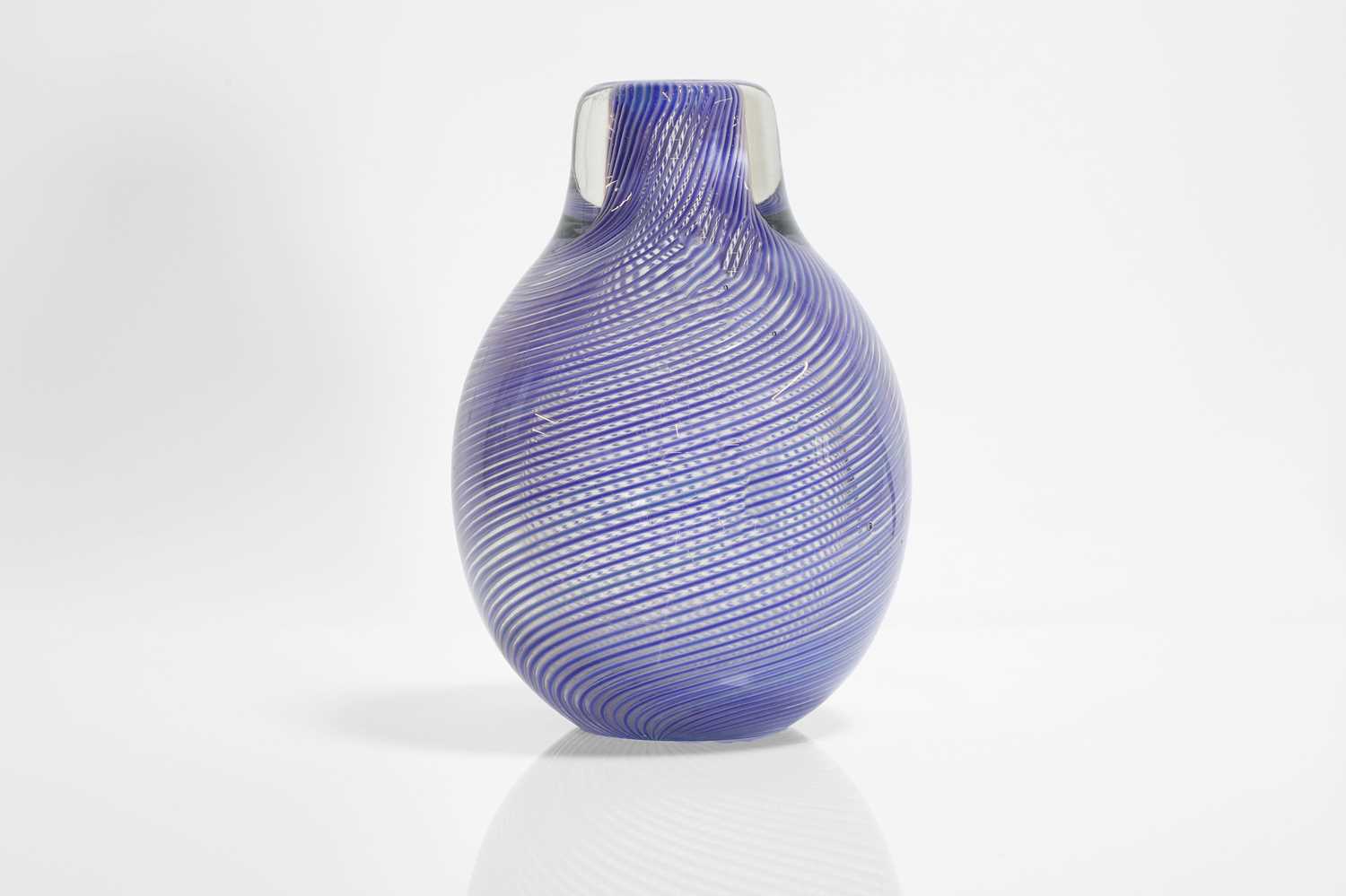 A 'Mezza Filigrana' glass vase, - Image 3 of 9