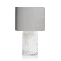 A 'Forest' crystal glass table lamp,