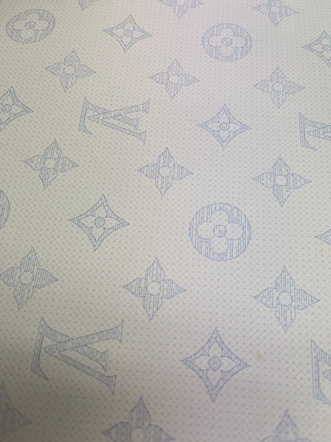 Four Louis Vuitton 160th Anniversary monogrammed paper commemorative shopping bags, - Image 5 of 7