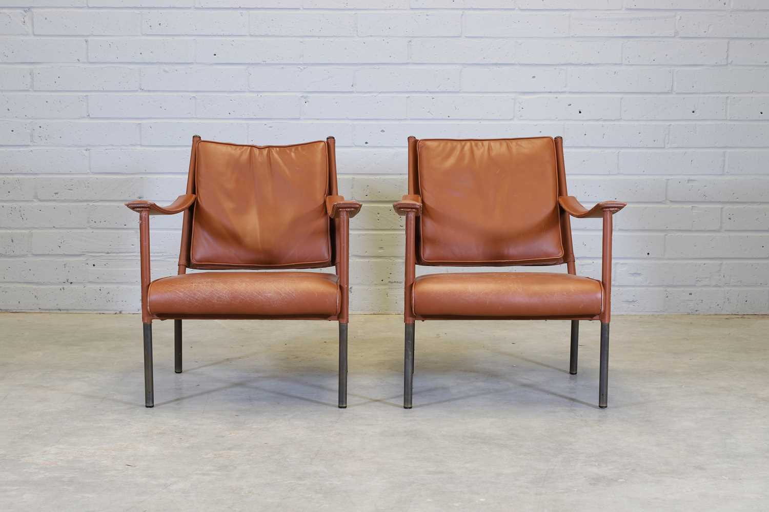 A pair of 'Crillion' armchairs, - Image 3 of 11