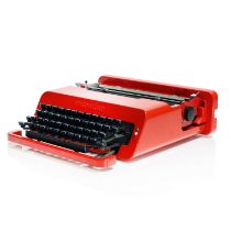 An Olivetti 'Valentine' typewriter,