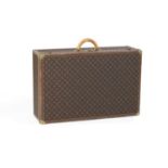 A Louis Vuitton monogrammed canvas English 'Alzer' suitcase,
