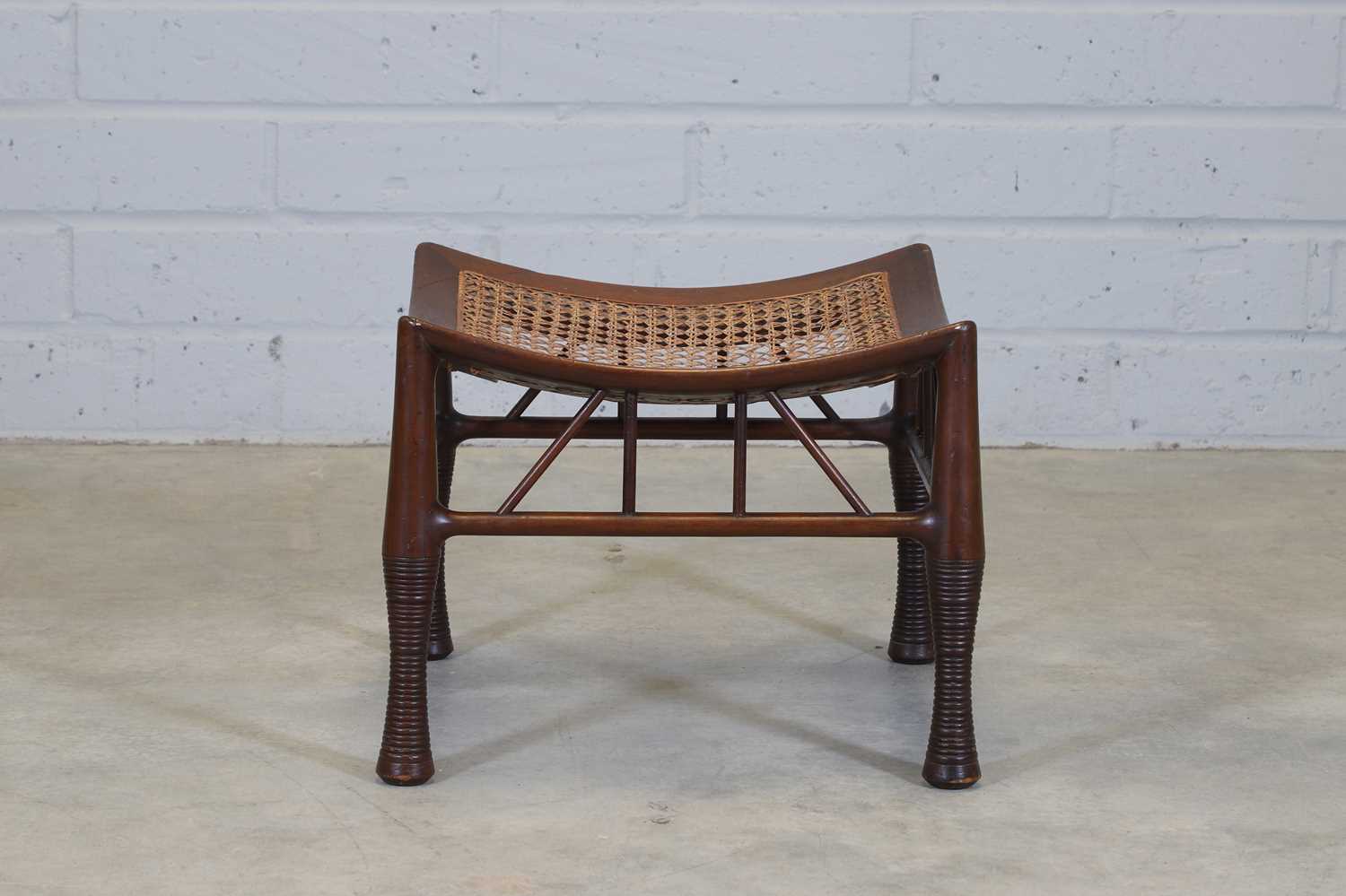 A mahogany Thebes stool, - Image 2 of 3