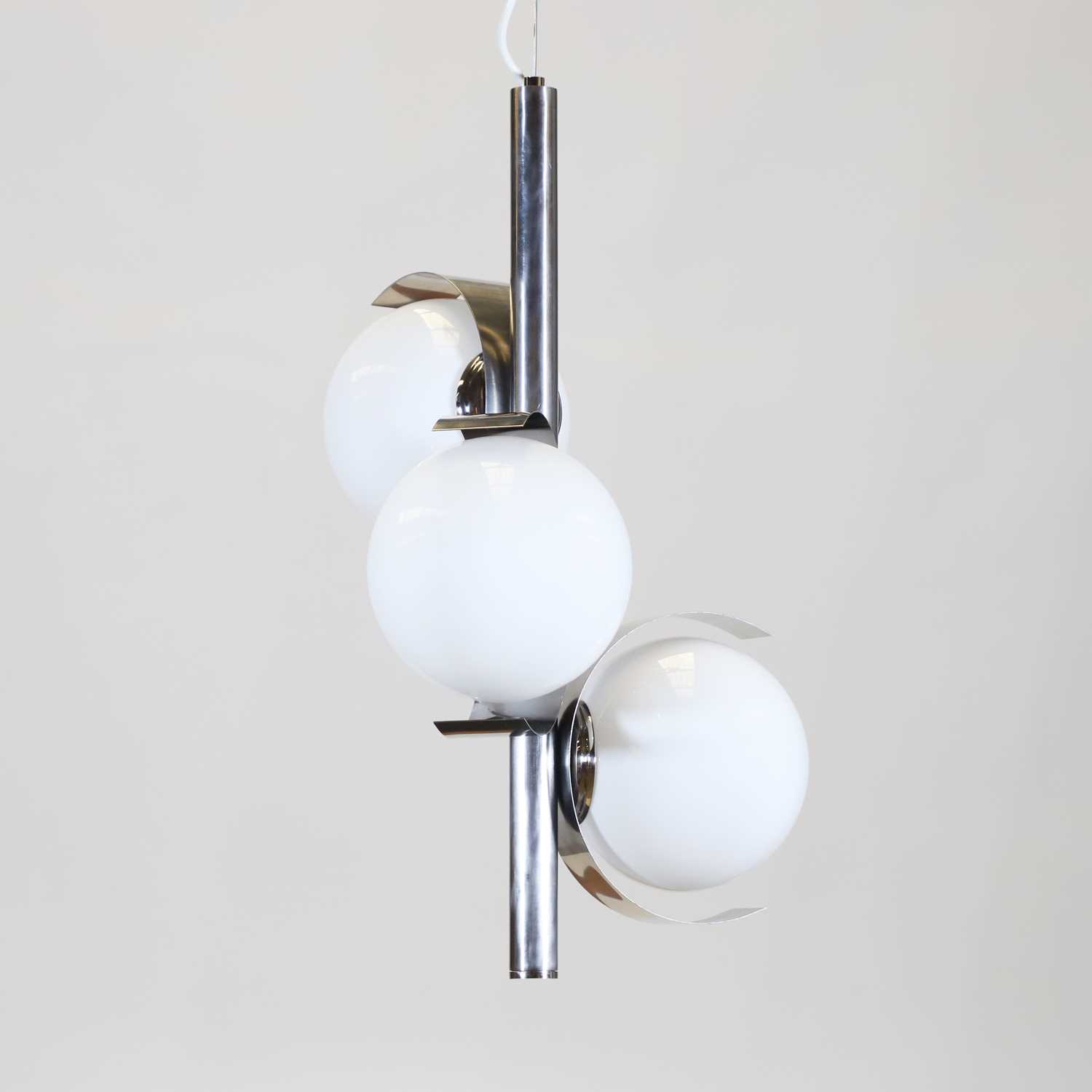 An Italian modernist suspension light,