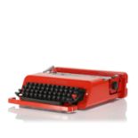 An Olivetti 'Valentine' typewriter,